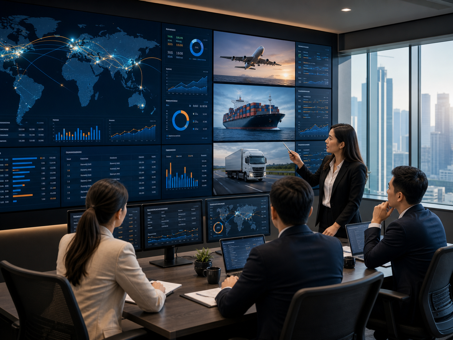 Real Smart logistics operations center